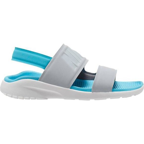nike tanjun sandals blue